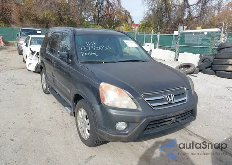 2005 Honda Cr-V Ex из США, поврежденный, VIN SHSRD78815U328396